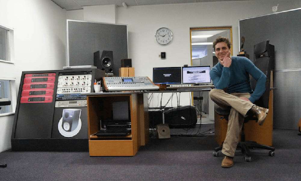 Frank Van Gennip In De Studio